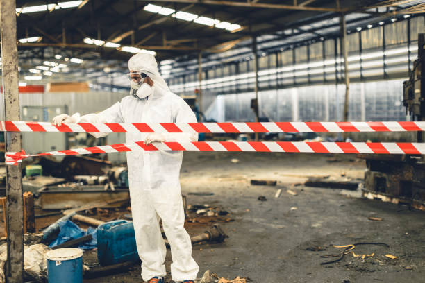 Professional Hoarding Cleanup technician working in Richwood, TX